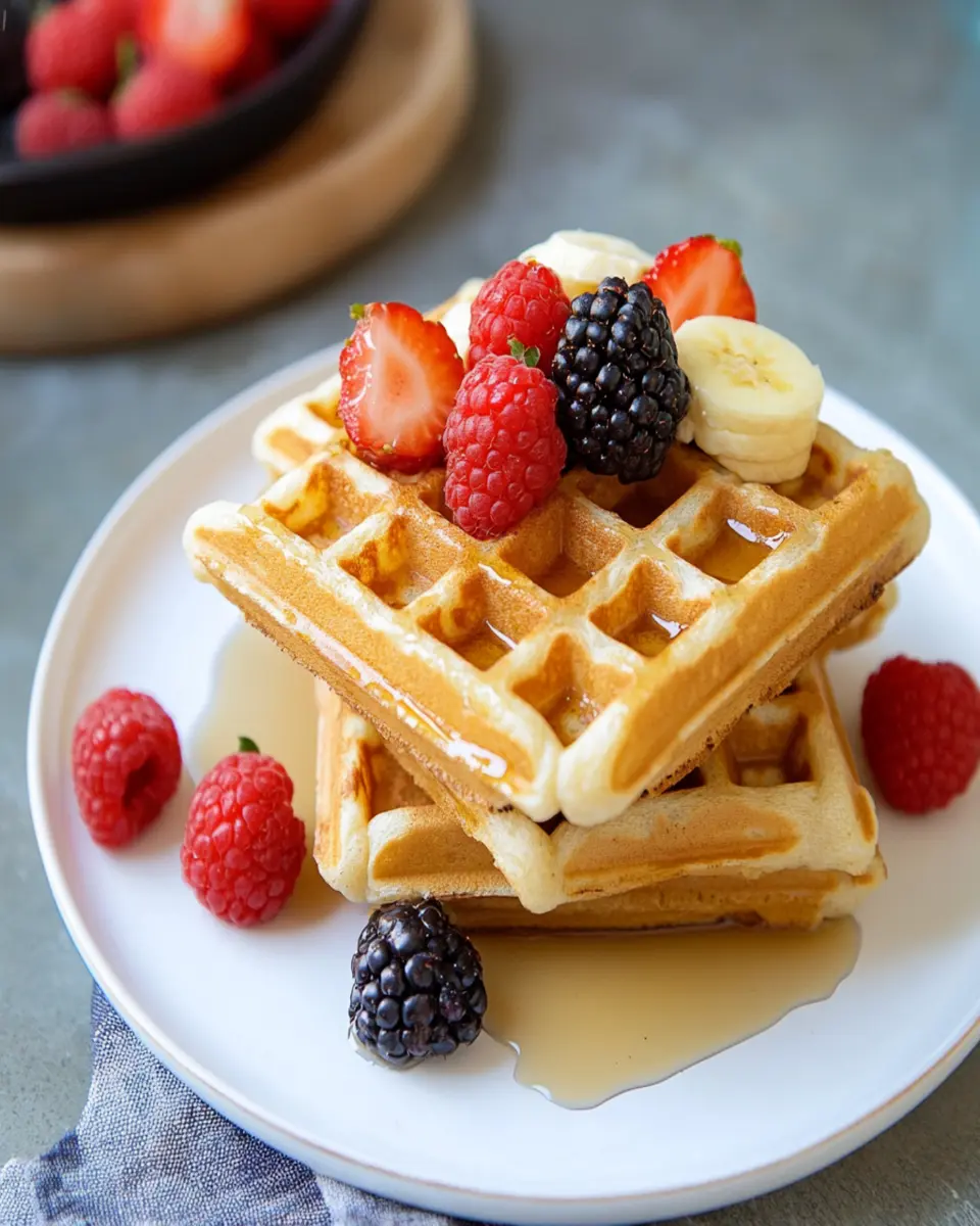 Masa Waffles (Gluten-free, Vegan, Low Oxalate, Easy!) First Image First Image