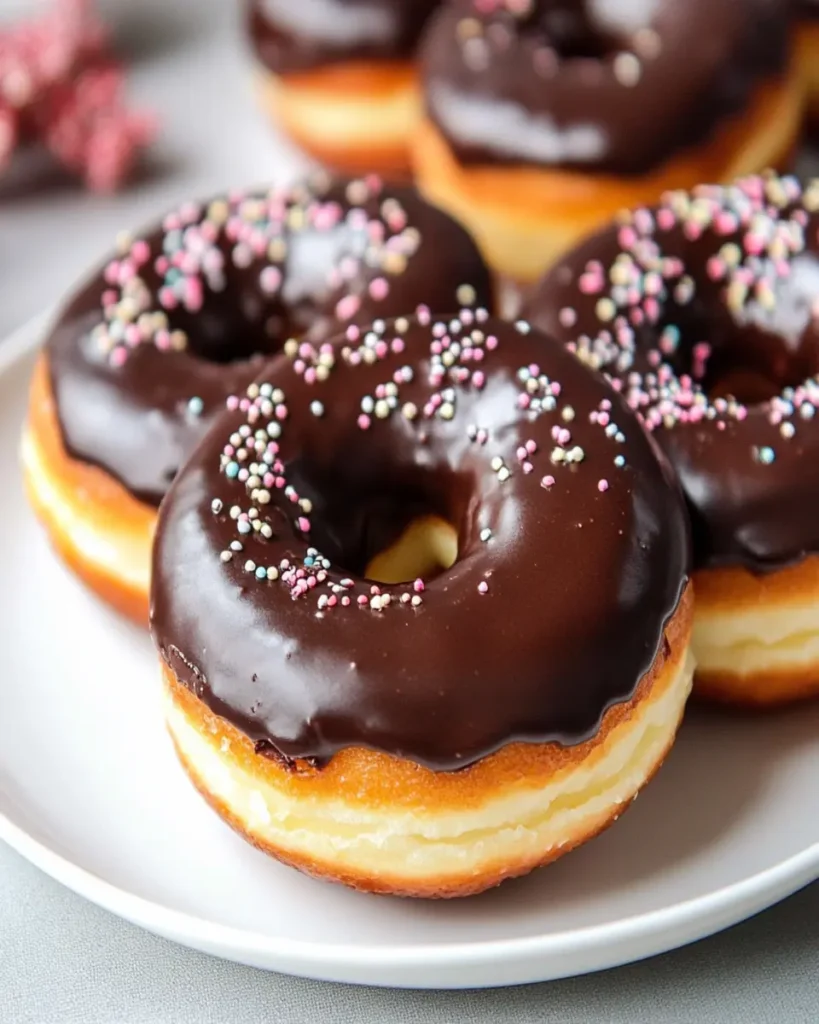Chocolate Glazed Donuts First Image First Image