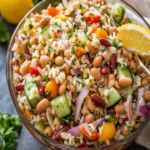 Mediterranean Bean & Rice Salad First Image First Image
