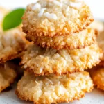 4 Ingredient Ultimate Chewy Vegan Coconut Cookies (Gluten Free, Paleo) First Image First Image